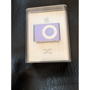 Apple iPod Shuffle 2nd Generation Purple 1GB MP3 Player MB233LL/A A1204 NEW